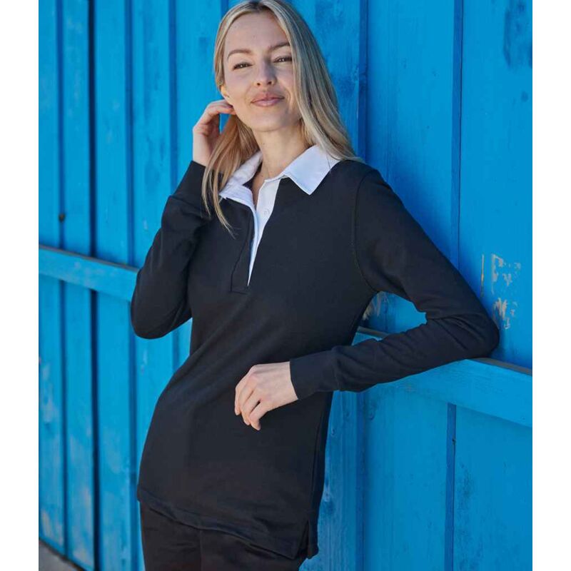 Front Row Ladies Classic Rugby Shirt Thumbnail