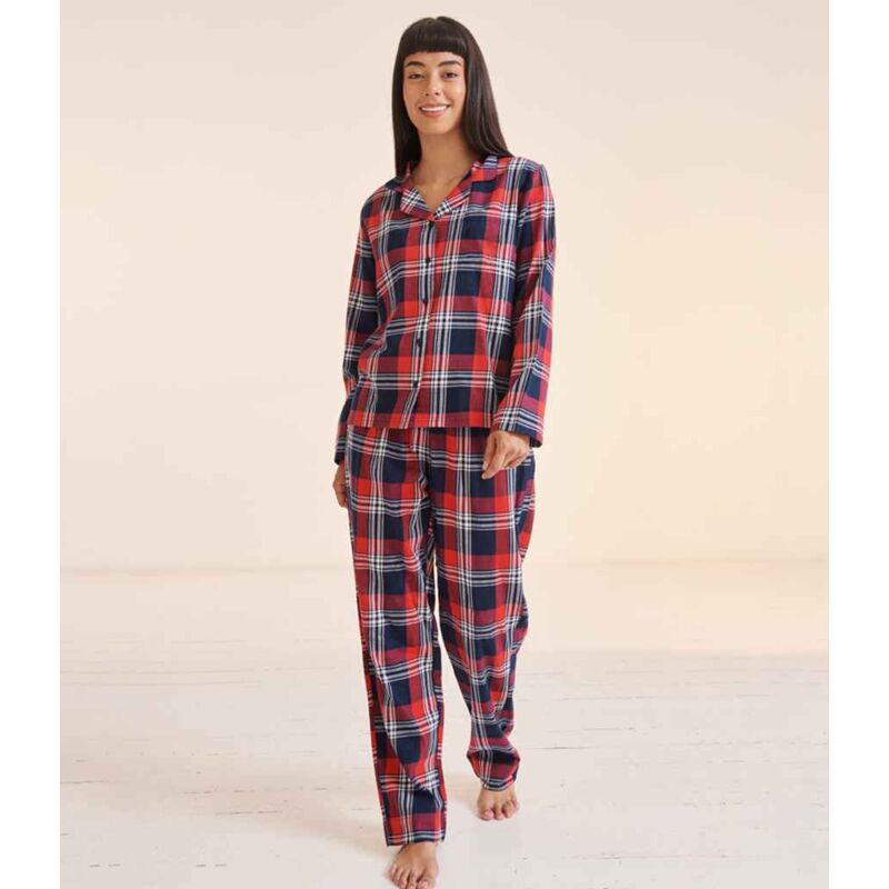 SF Clothing Ladies Tartan Lounge Set Thumbnail